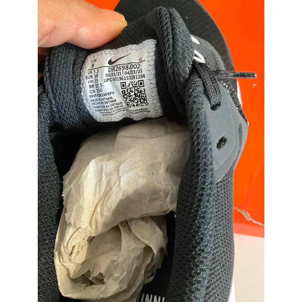 Nike Run Swift 3 sneakers in black and white